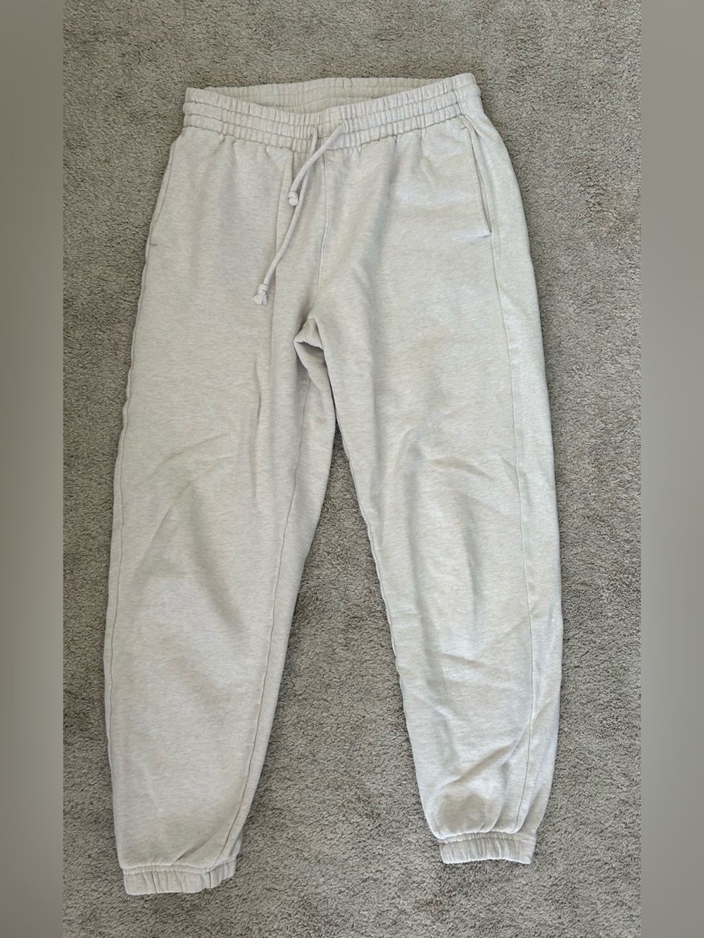 TNA Extra Fleece Boyfriend Sweatpants in Off-White